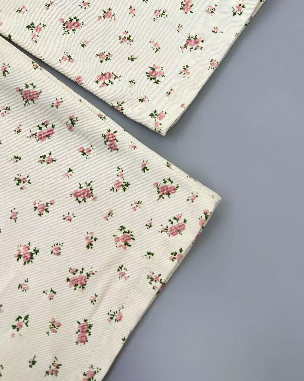 سرهمی کتان گل ریز کد 5364