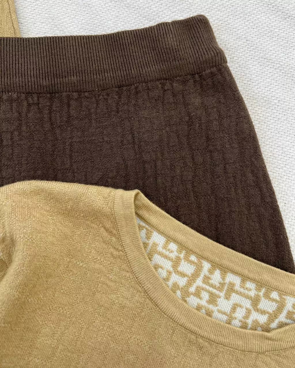 ست پلیور و دامن بافت کد 5365