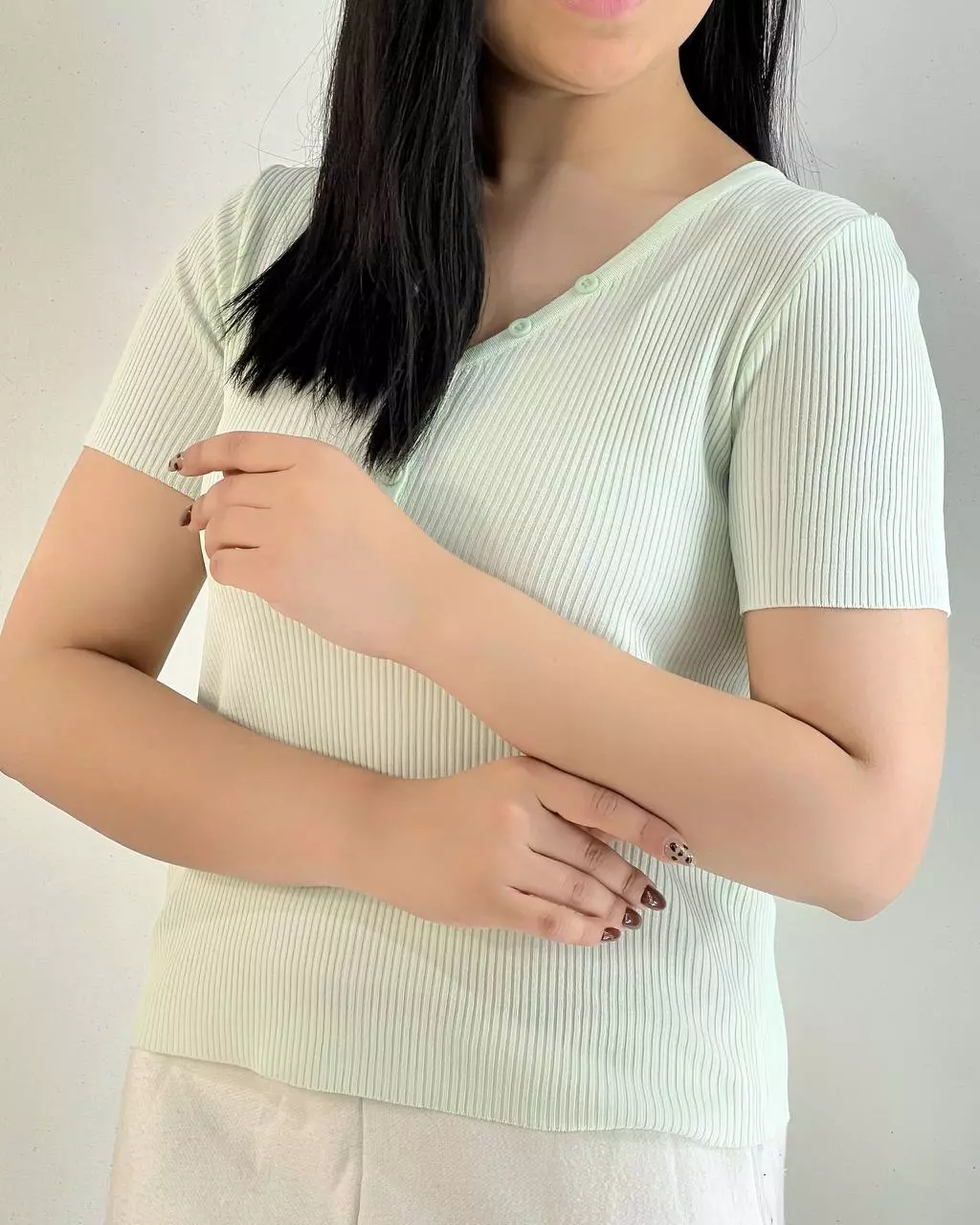 بلوز بافت کبریتی 5 دکمه کد 5366