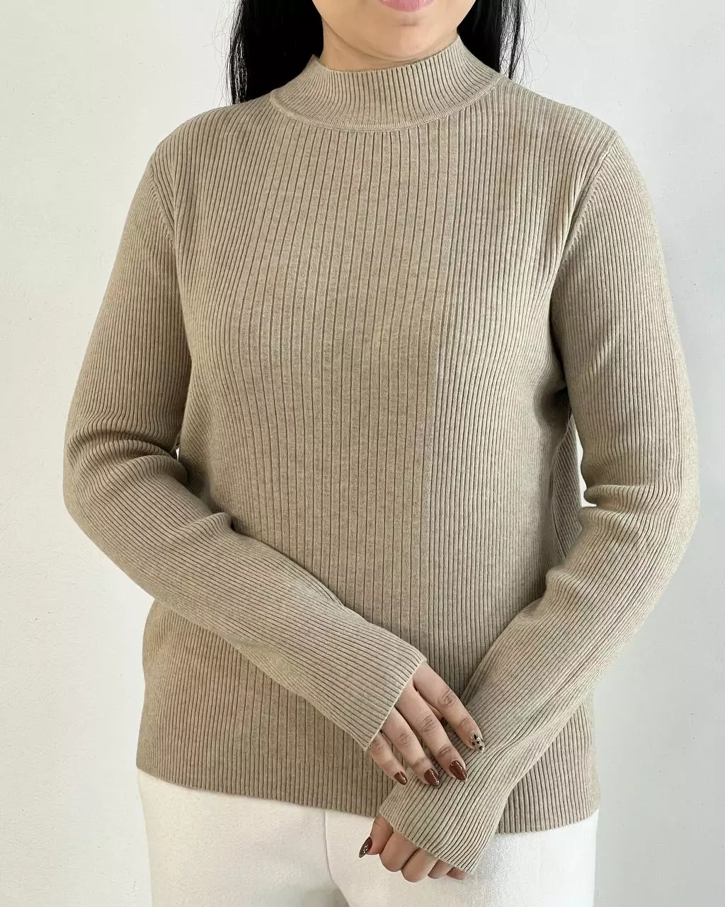 پلیور بافت یقه ایستاده کد 5367