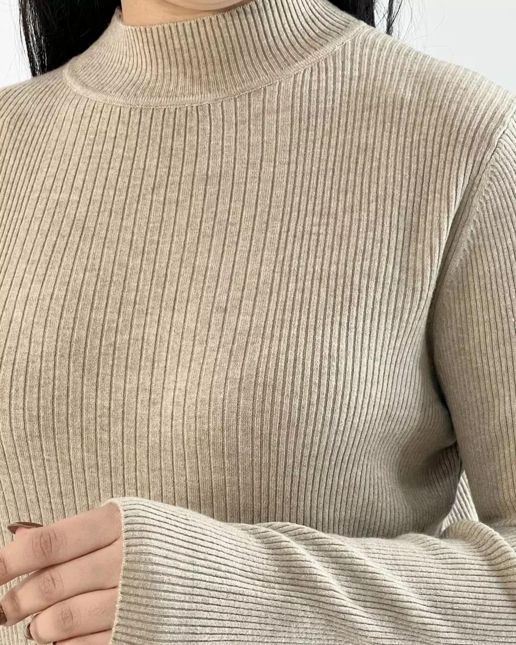 پلیور بافت یقه ایستاده کد 5367