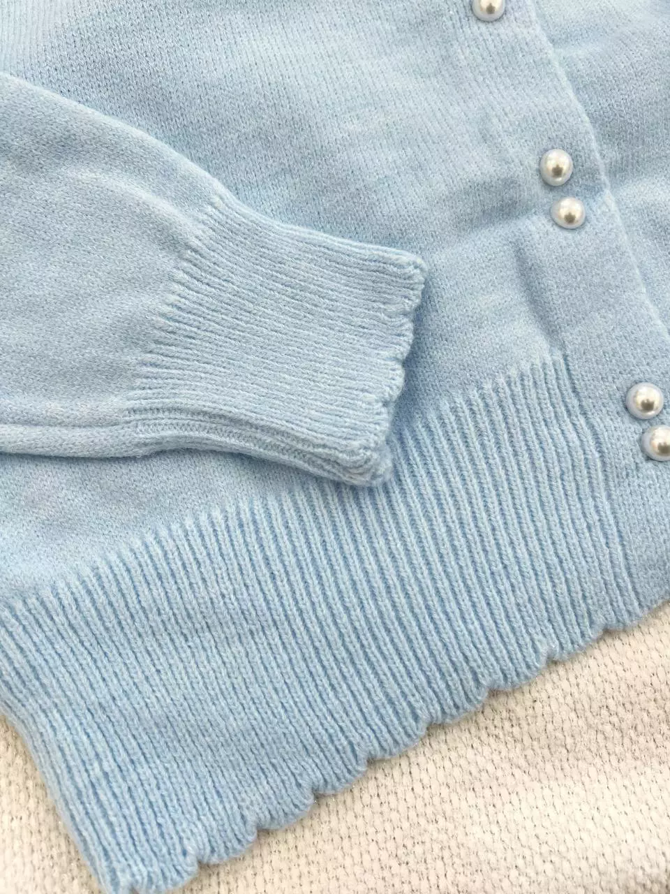 ژاکت بافت گل برجسته 6 رنگ کد 5368