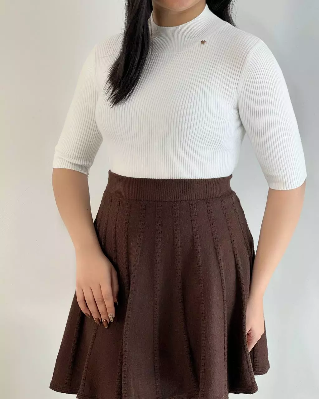 پلیور بافت استین سه ربع کد 5373