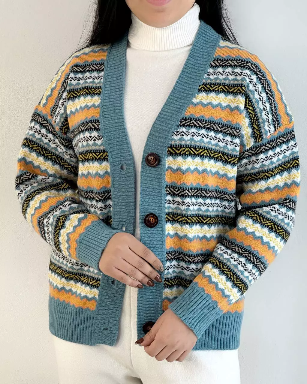 ژاکت بافت سنتی مدل 2 کد 5376