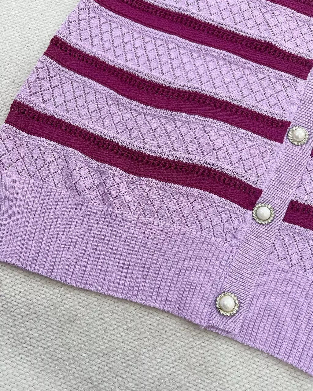 کاردیگن بافت آستین کوتاه کد 5397