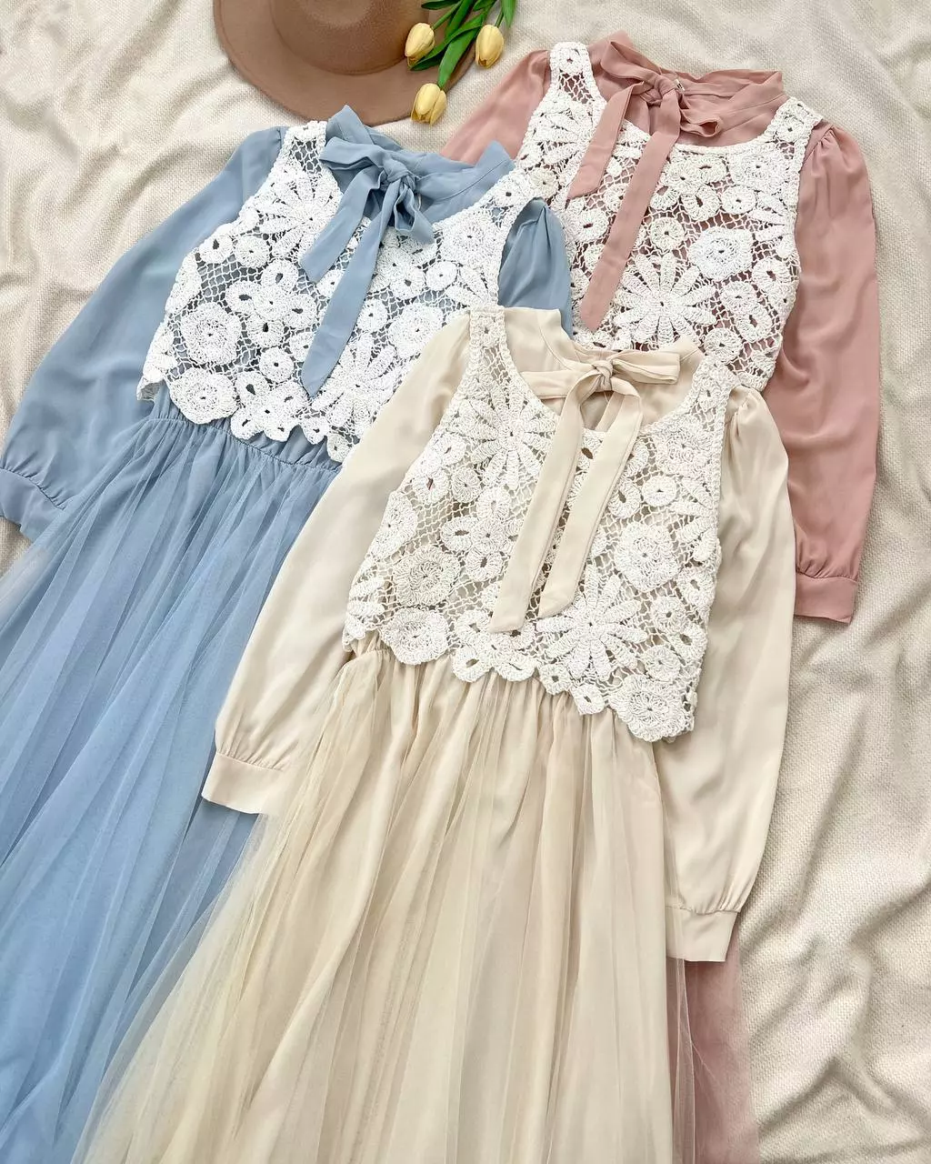 ست پیراهن با رویی کد 5401