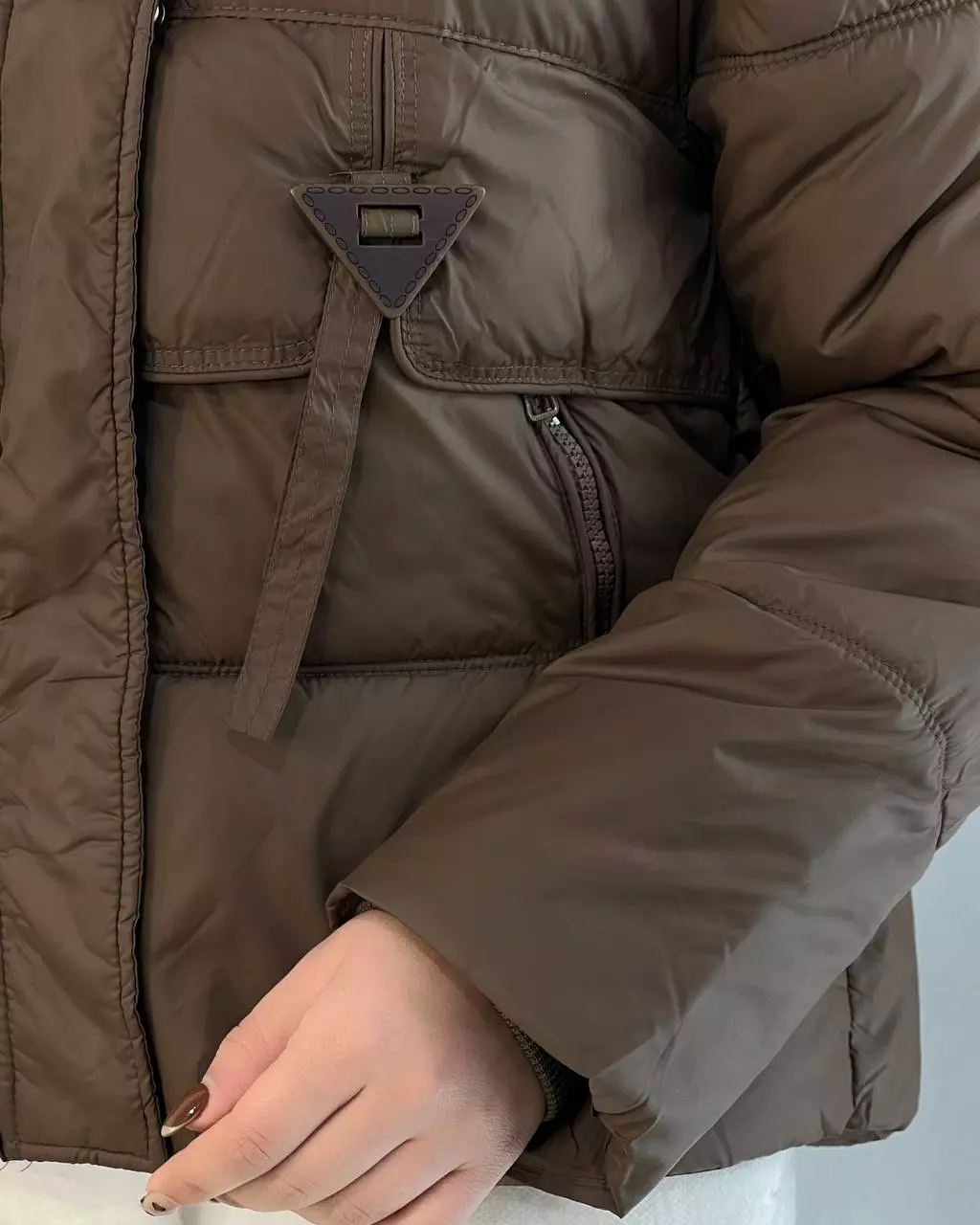 کاپشن کلاهدار سه رنگ کد 5405