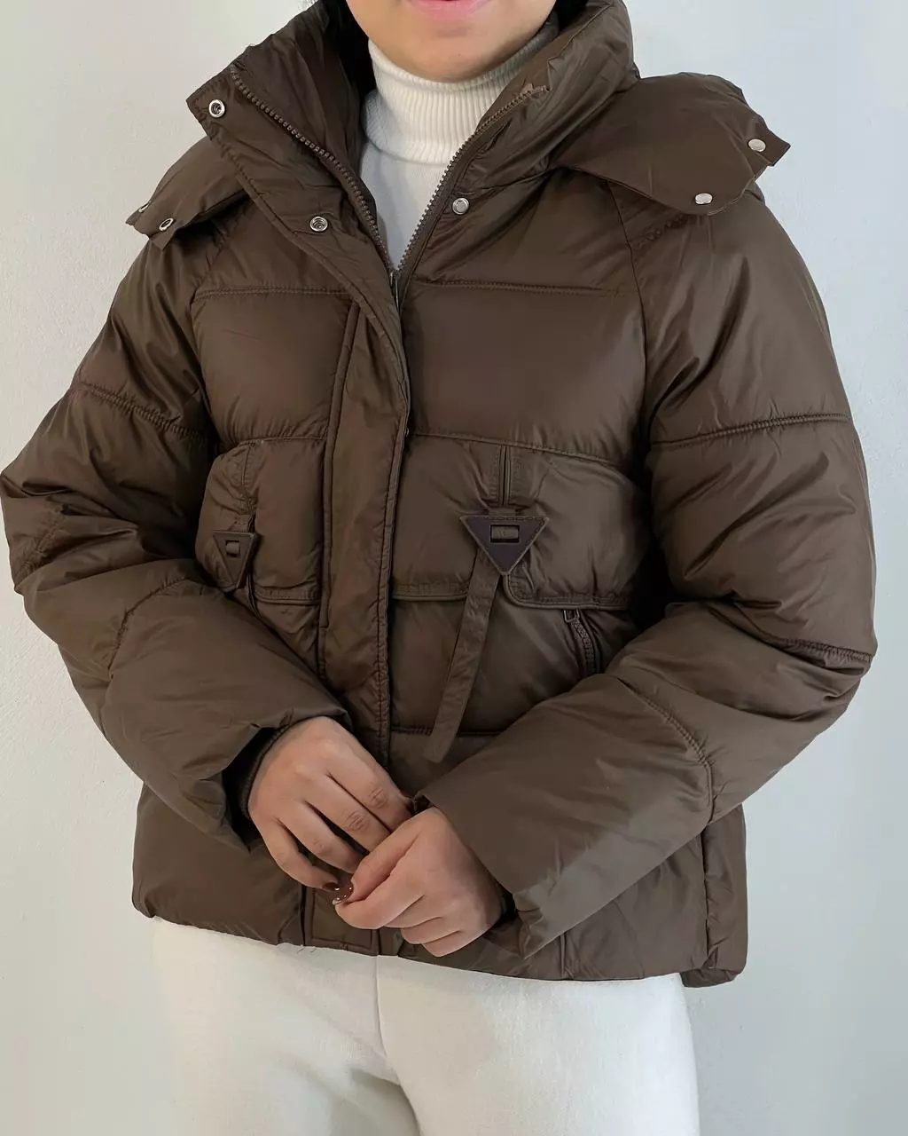 کاپشن کلاهدار سه رنگ کد 5405