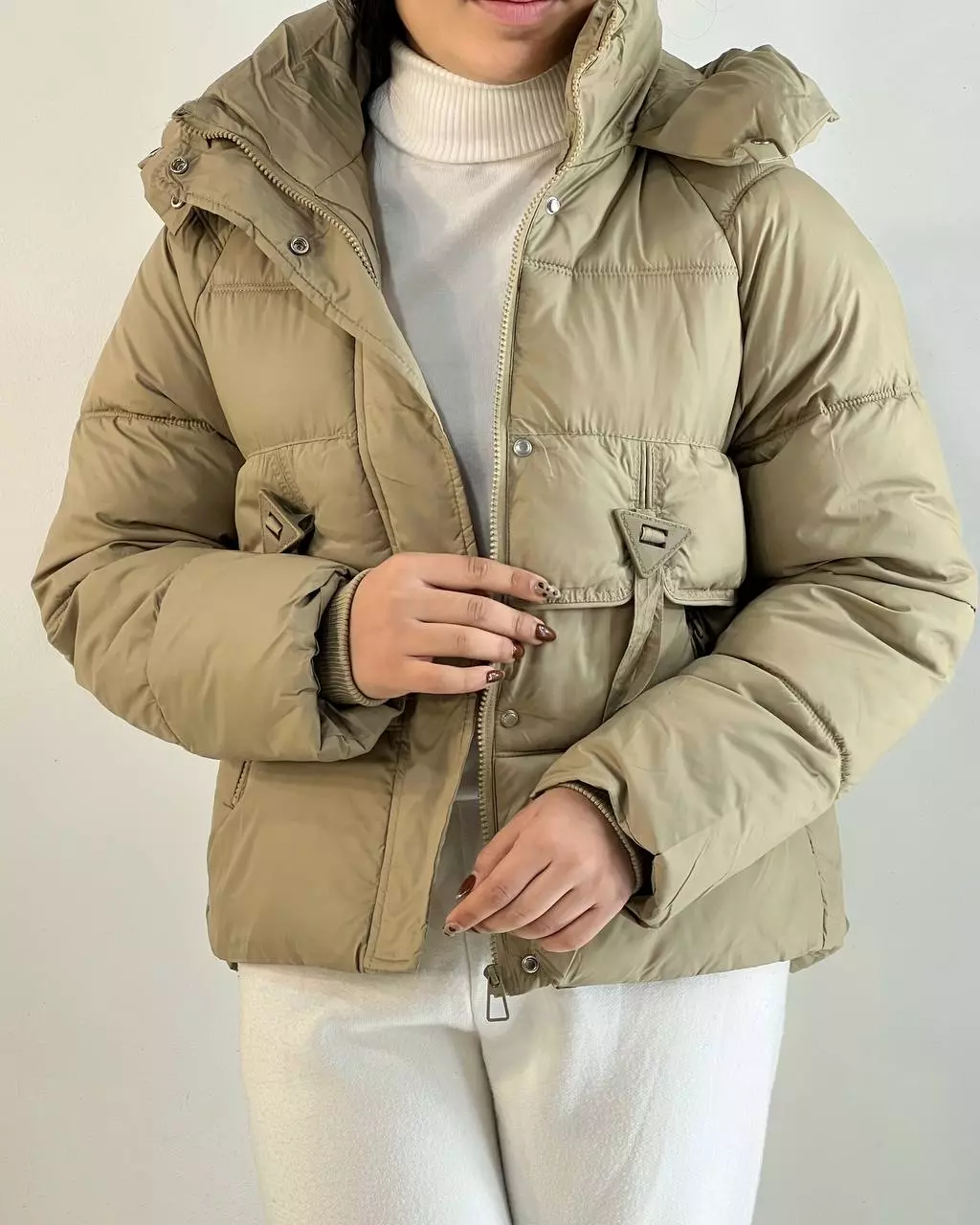 کاپشن کلاهدار سه رنگ کد 5405