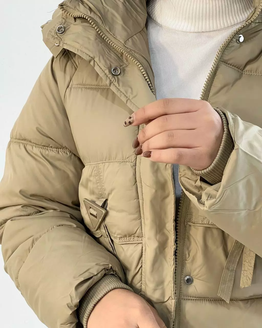 کاپشن کلاهدار سه رنگ کد 5405