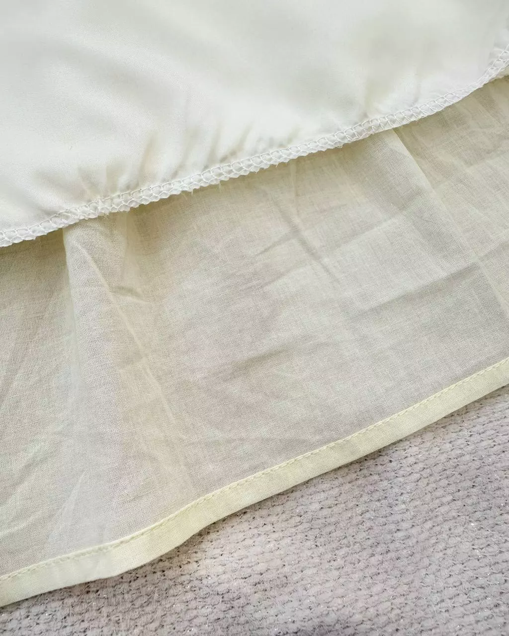 ست سارافن با رویی قلاب بافی کد 5407