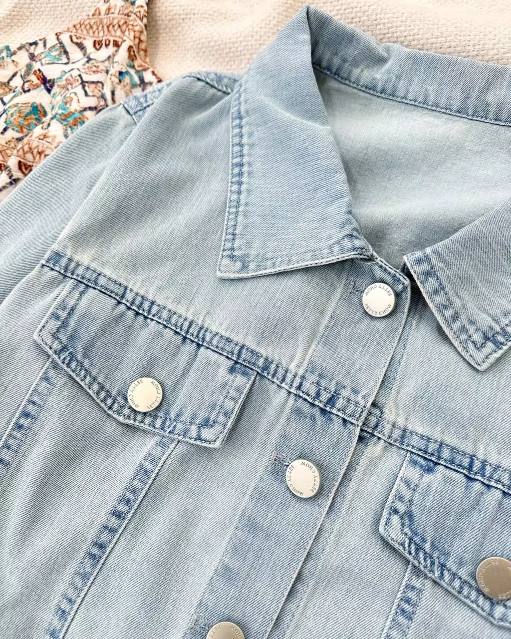 ست سارافون بهمراه کت جین کد 5412