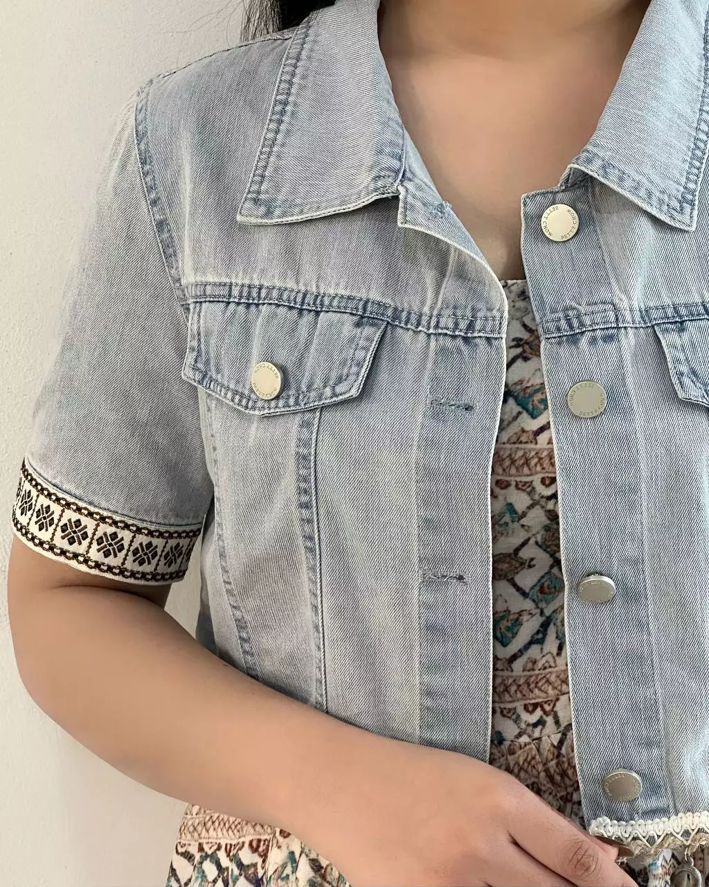 ست سارافون بهمراه کت جین کد 5412