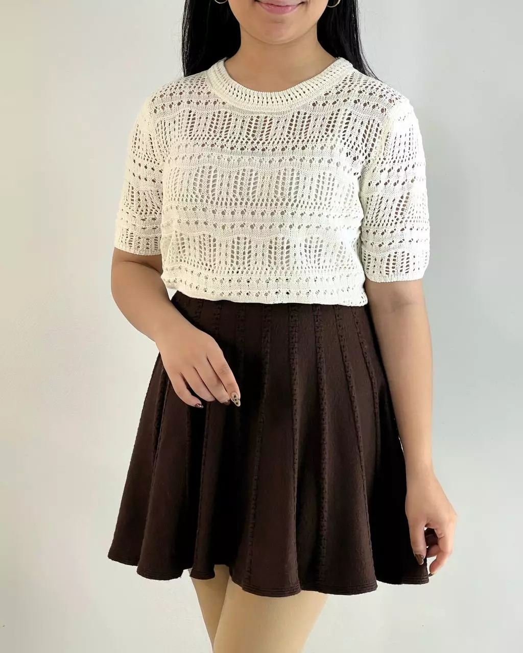 بلوز قلاب بافی 6 رنگ کد 5415