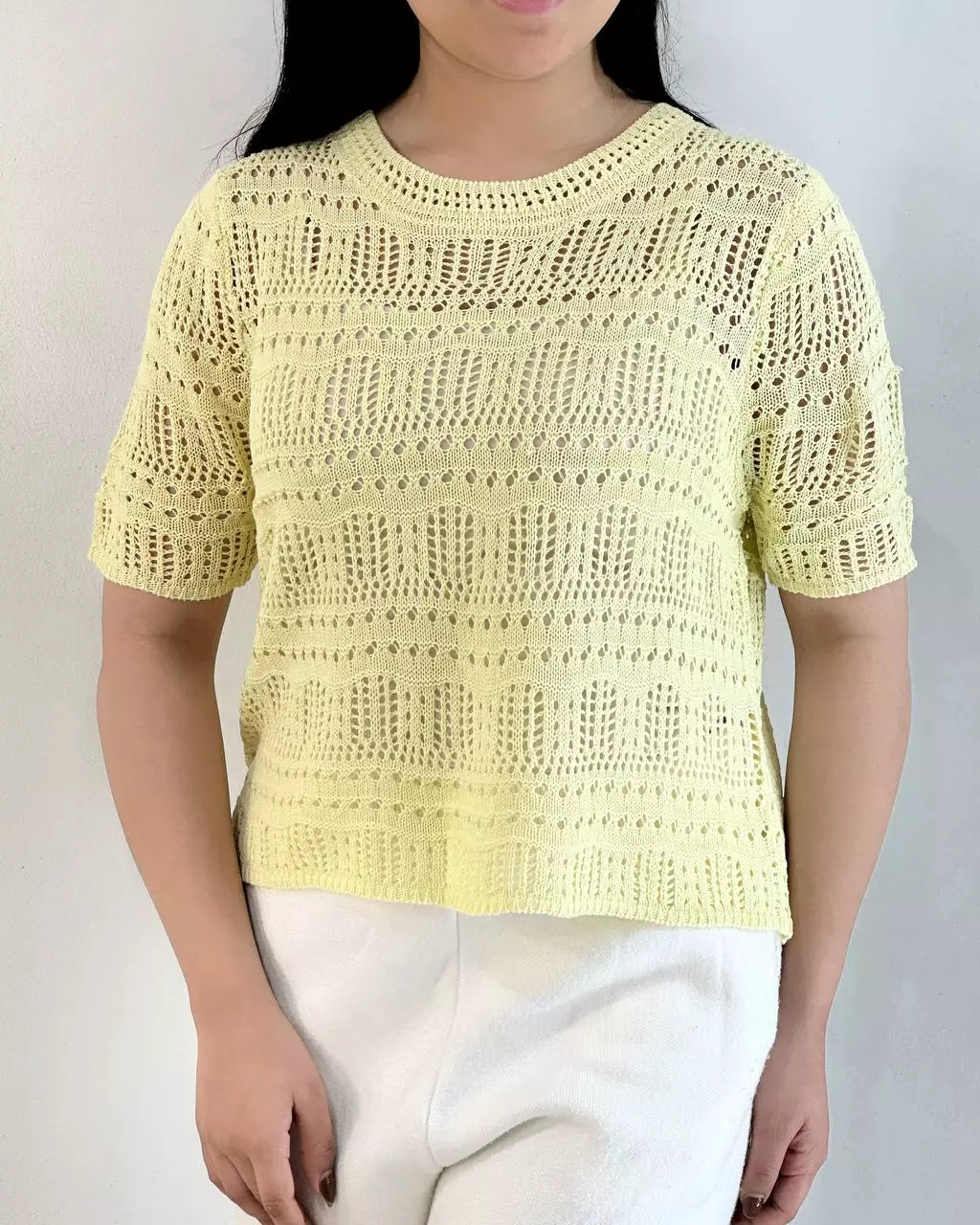 بلوز قلاب بافی 6 رنگ کد 5415