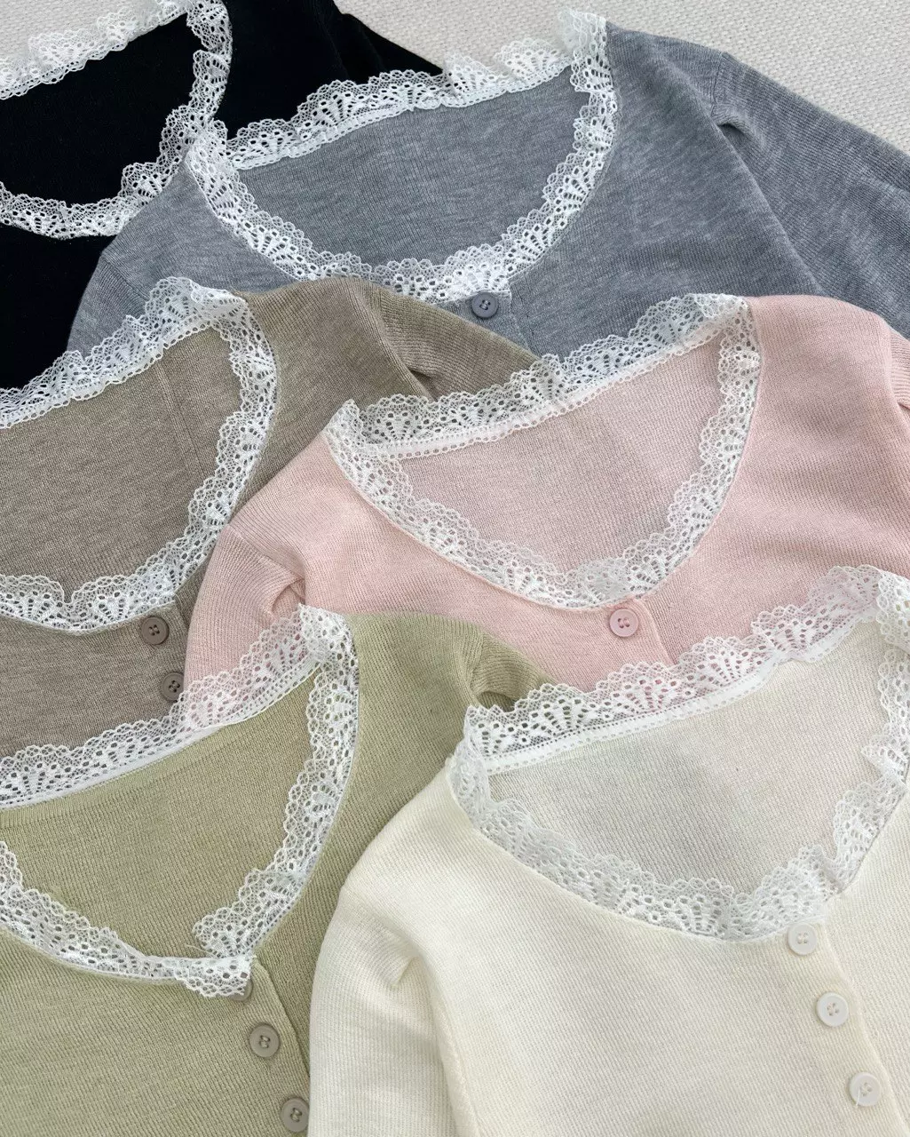 بلوز بافت یقه گیپور کد 5423