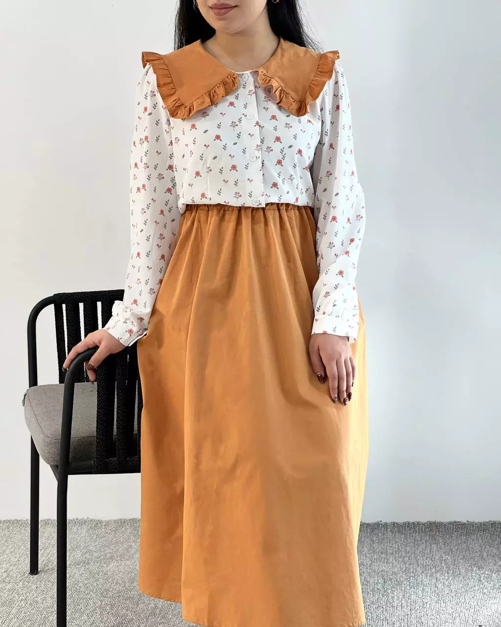 ست شومیز و دامن مدل2 کد 5425