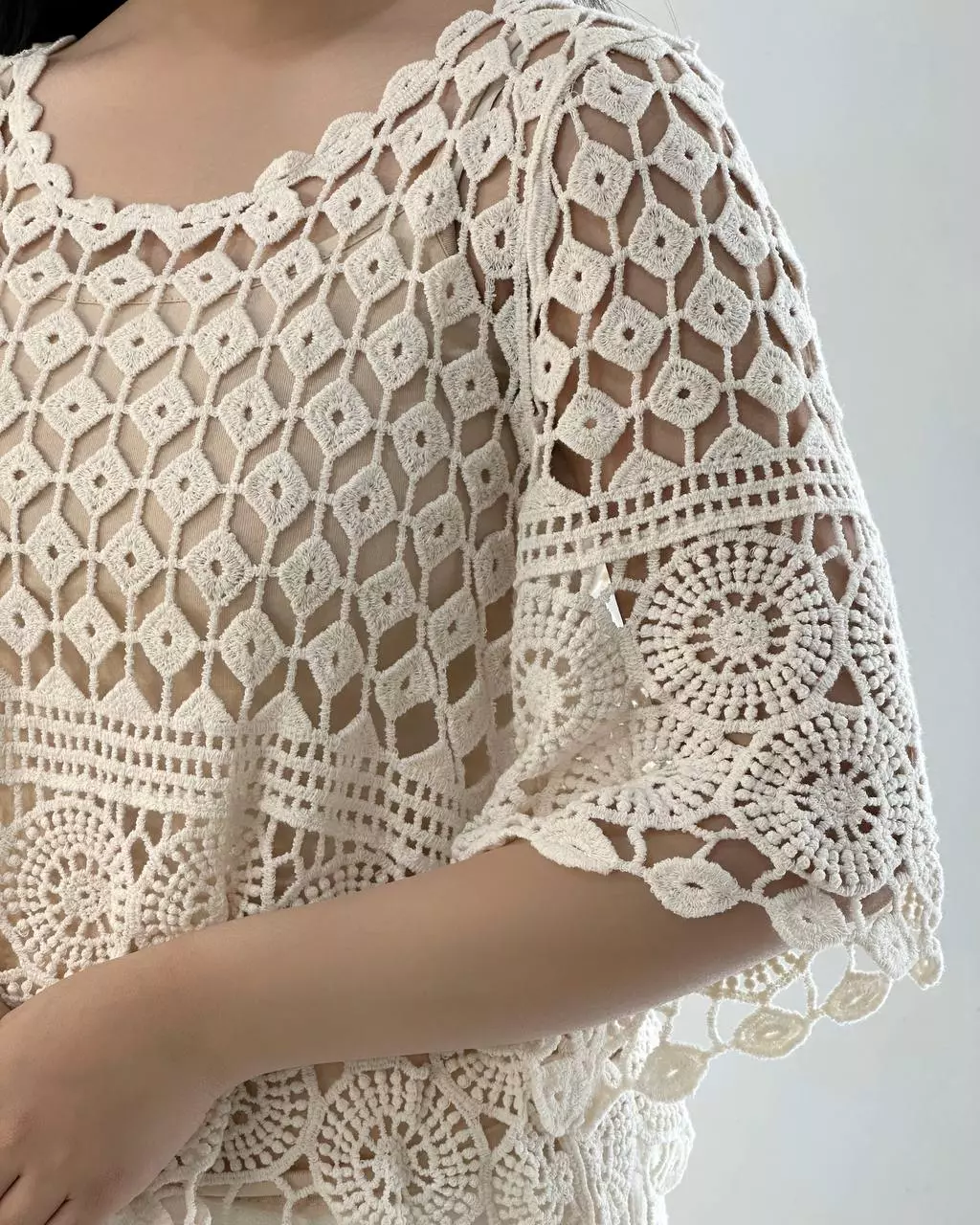 بلوز قلاب بافی 3 رنگ کد 5426