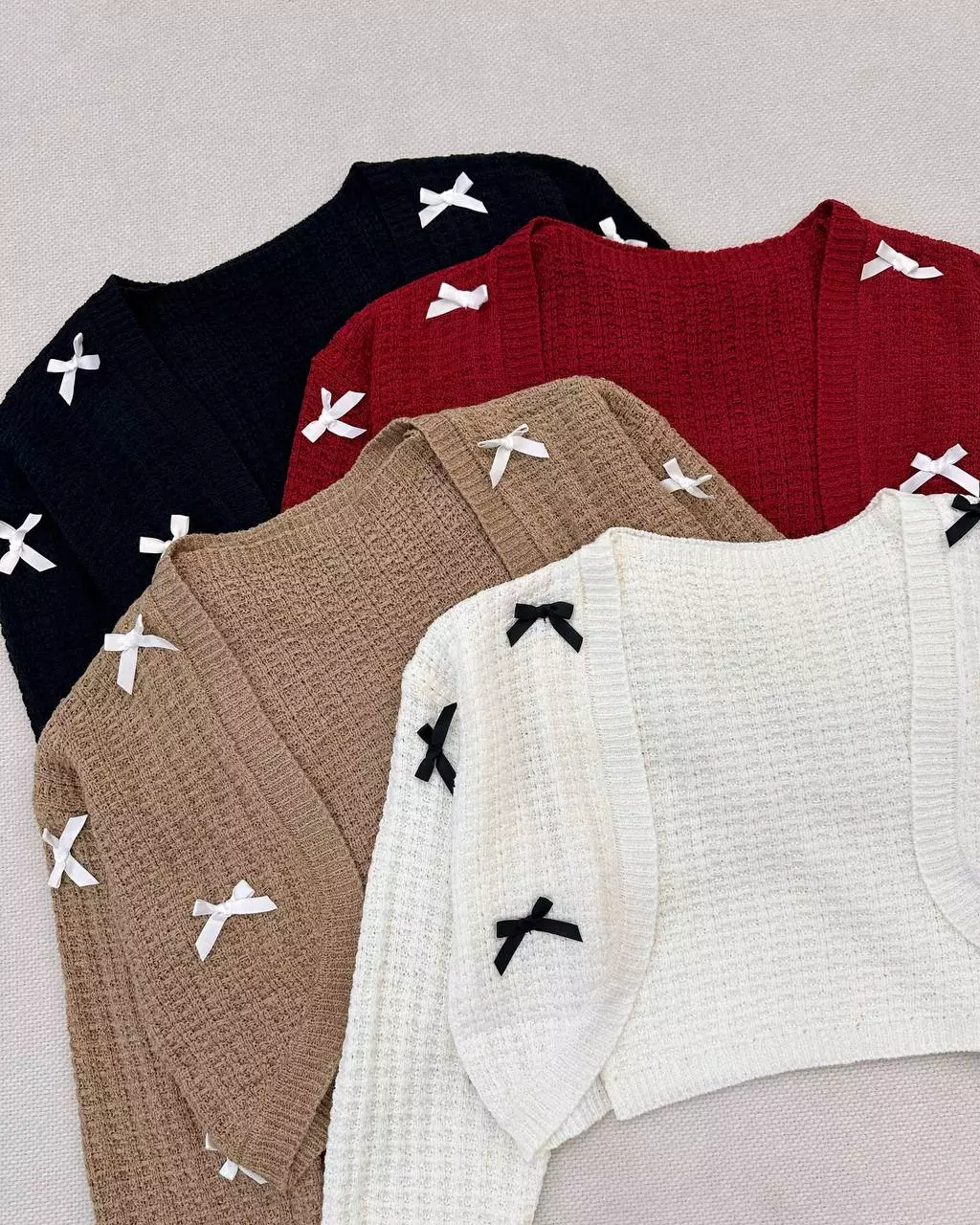 ست تاپ و رویی بافت کد 5429