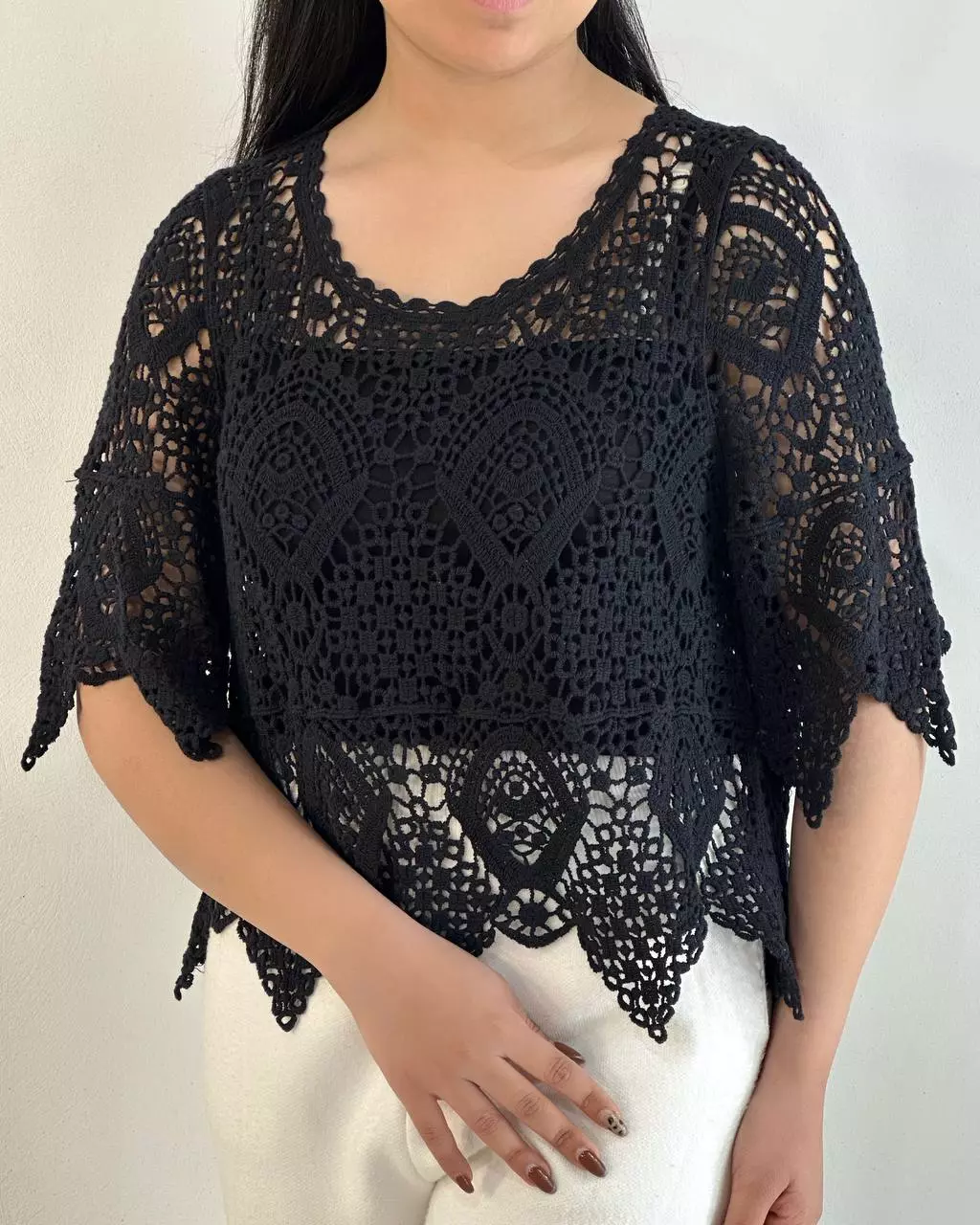 بلوز قلاب بافی مدل 3 کد 5431