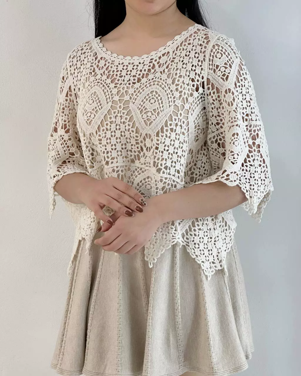 بلوز قلاب بافی مدل 3 کد 5431