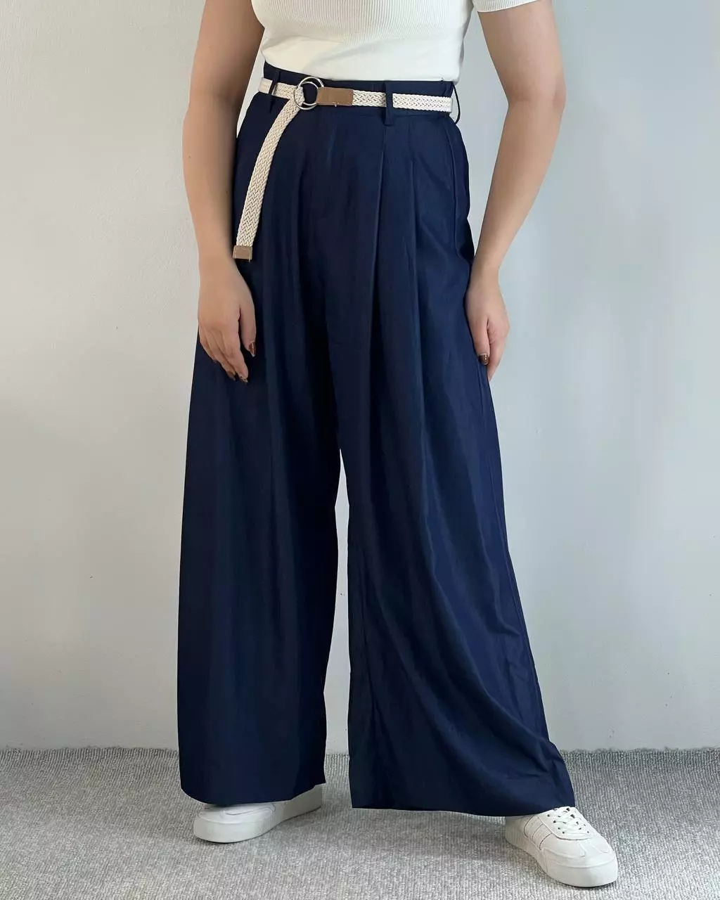 شلوار دامنی جین کاغذی کد 5433