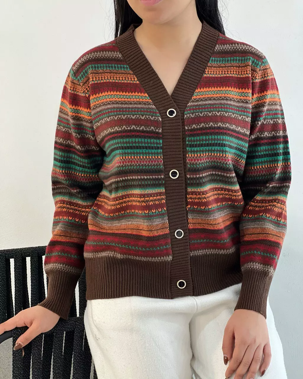 ژاکت بافت سنتی مدل 4 کد 5436