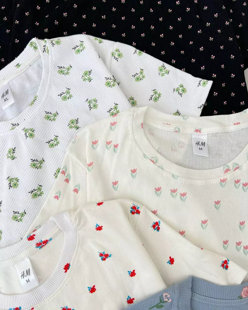 تیشرت کبریتی گل ریز کد 5446