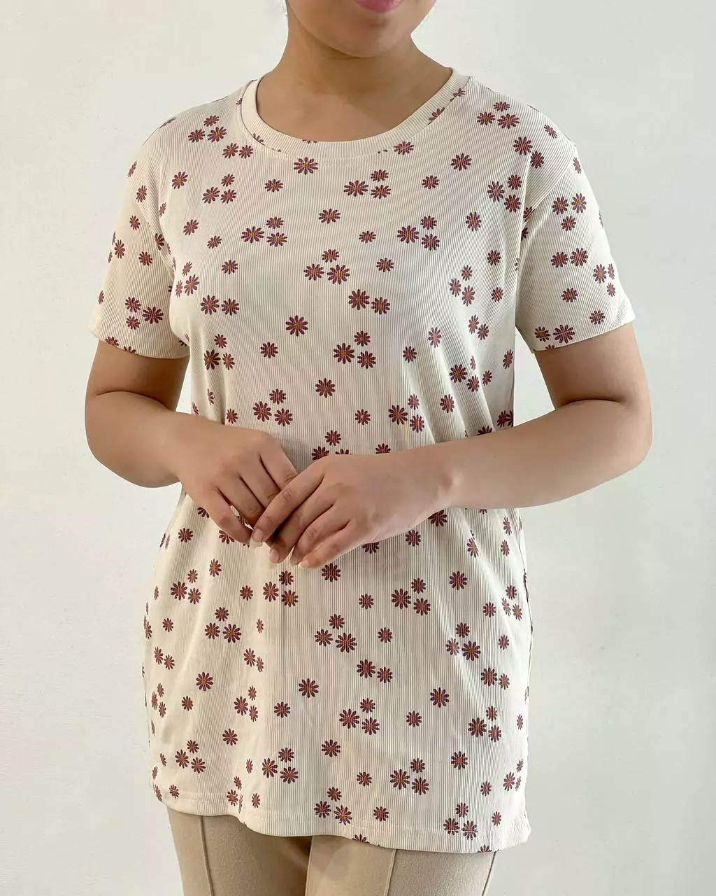 تیشرت کبریتی گل ریز کد 5446