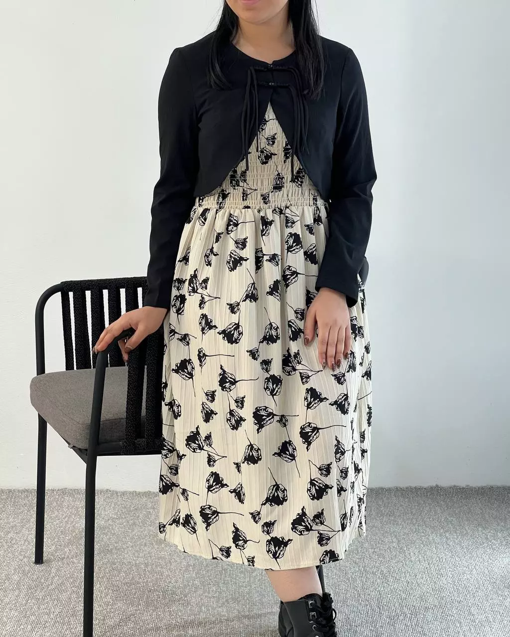 ست سارافن و کت کد 5468