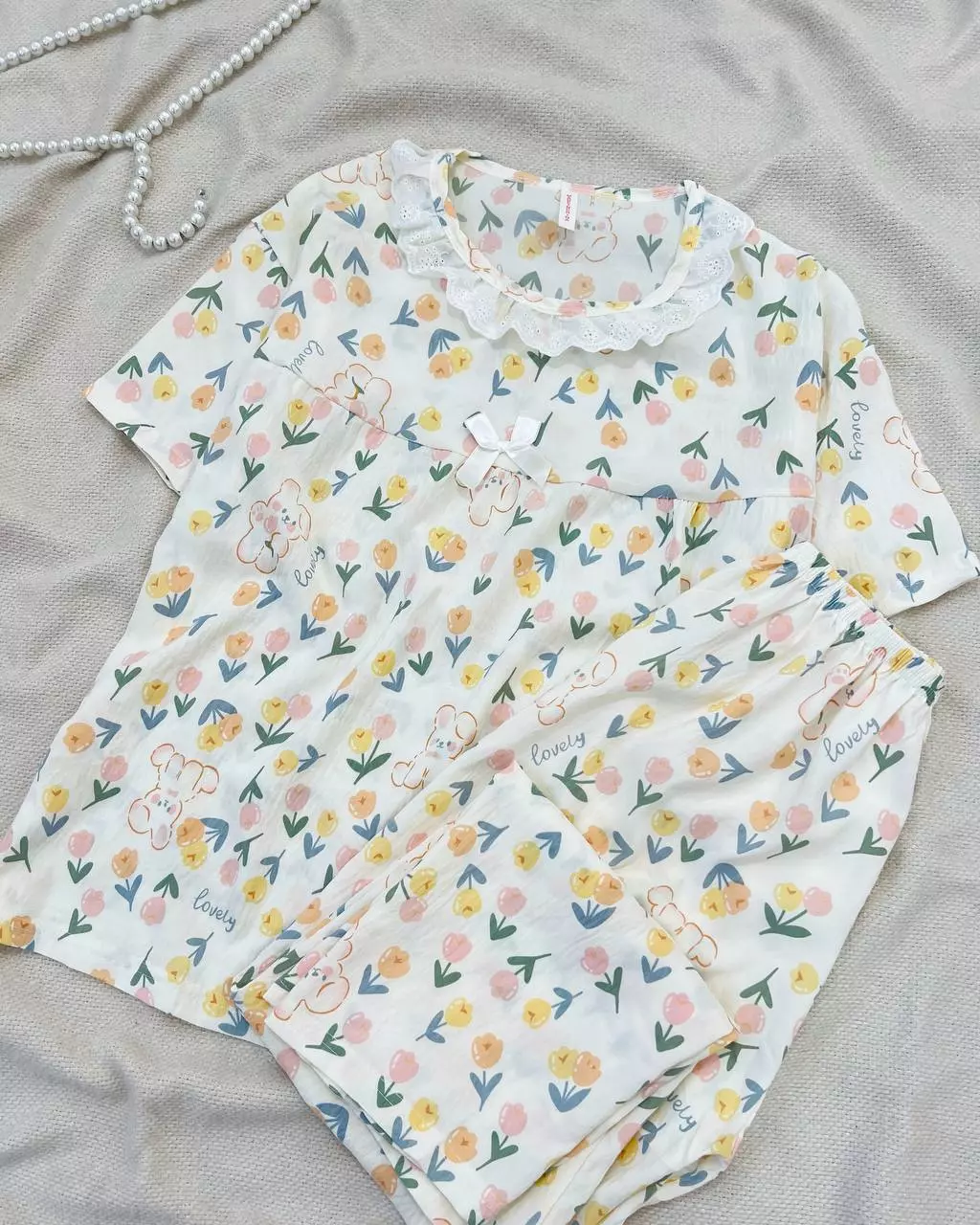 ست بلوز و شلوار راحتی کد 5470