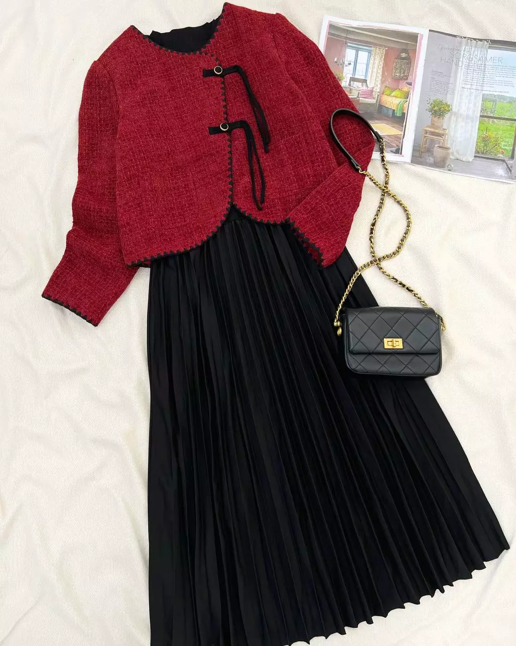 ست پیراهن و کت کد 5471