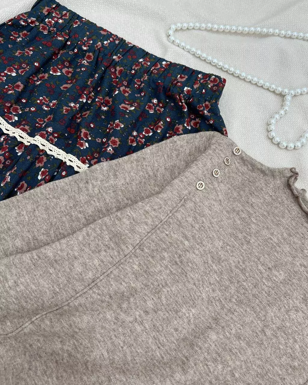 دامن کنف گل ریز کد 5476