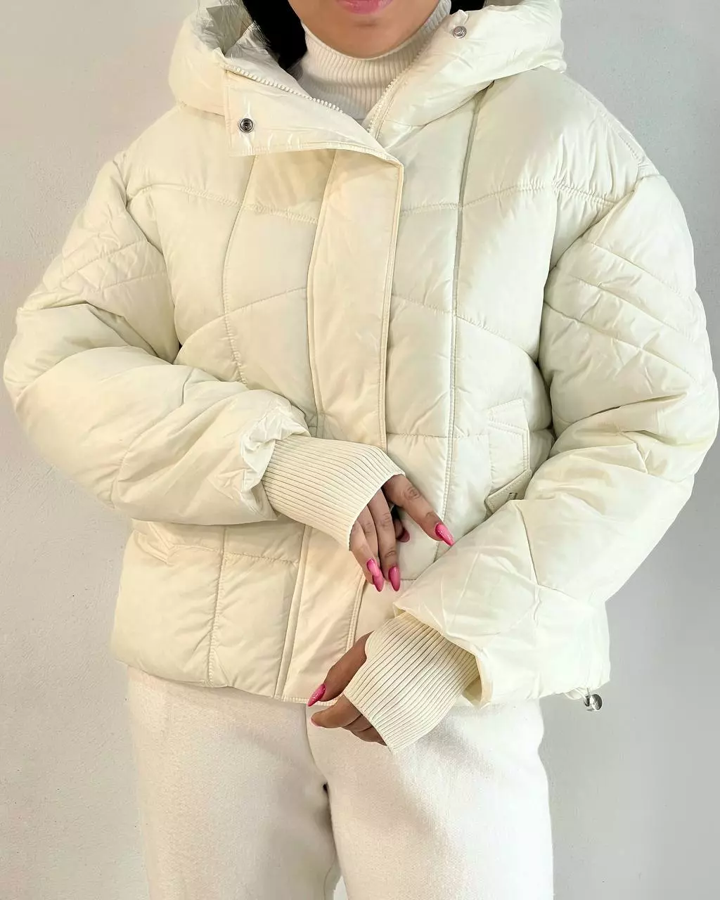 کاپشن کلاهدار سه رنگ کد 5485