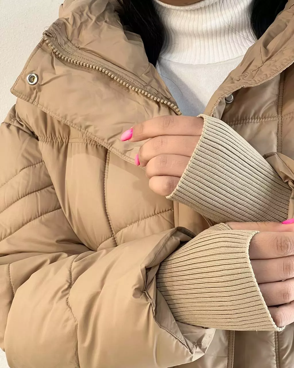 کاپشن کلاهدار سه رنگ کد 5485