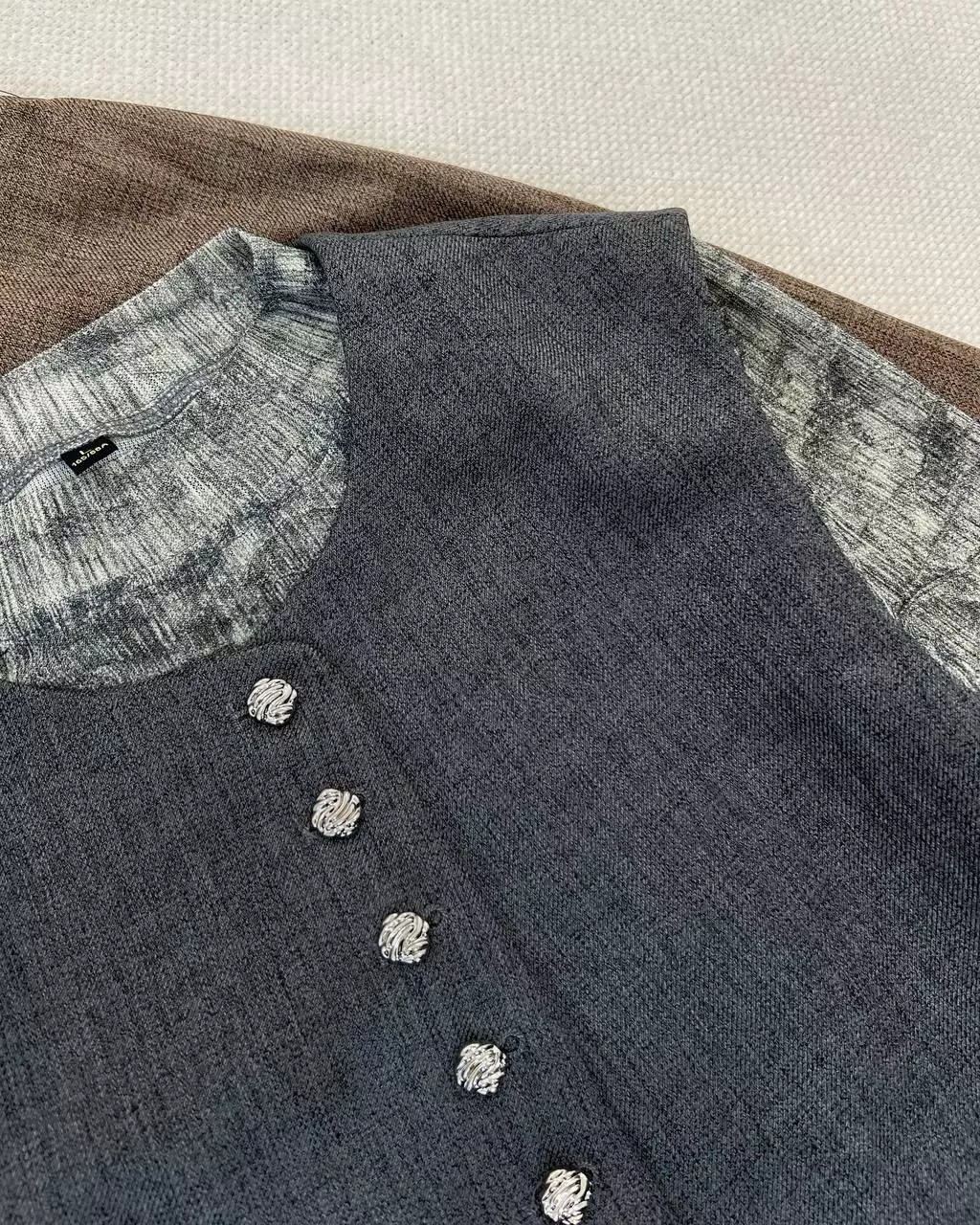 ست سه تیکه بلوز+جلیقه+دامن کد 5530