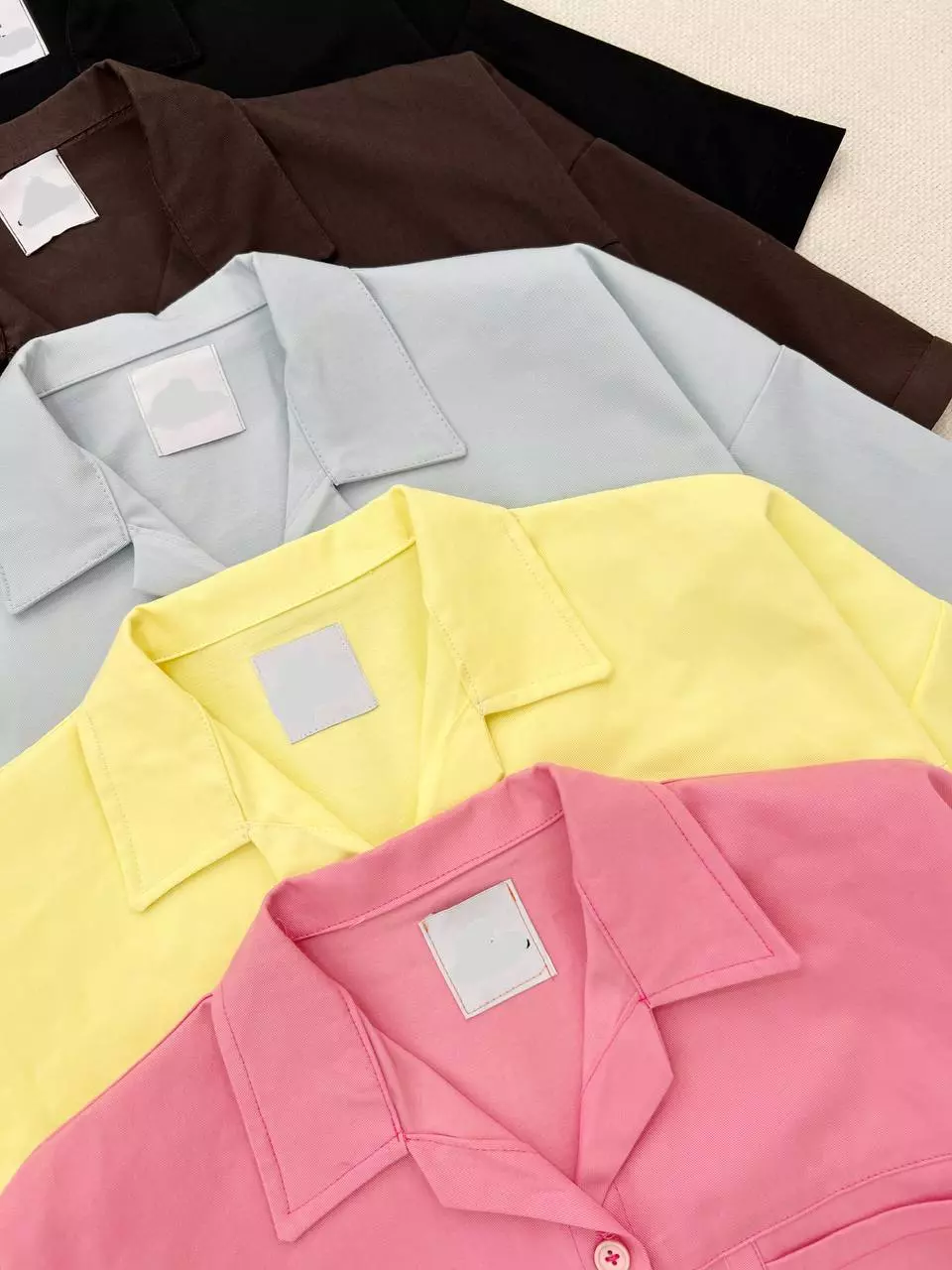 شومیز پاستلی باکسی کد 5543