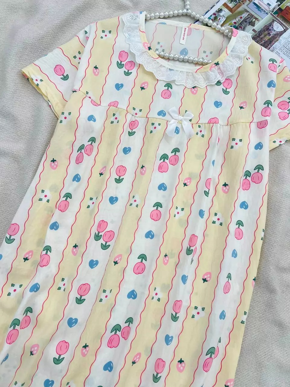 پیراهن موسلین 3 رنگ کد 5545