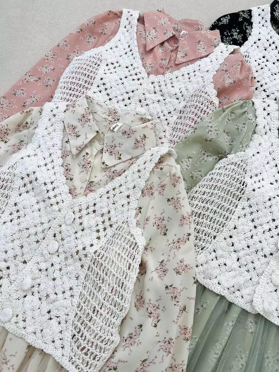 ست پیراهن و جلیقه و کمربند کد 5548