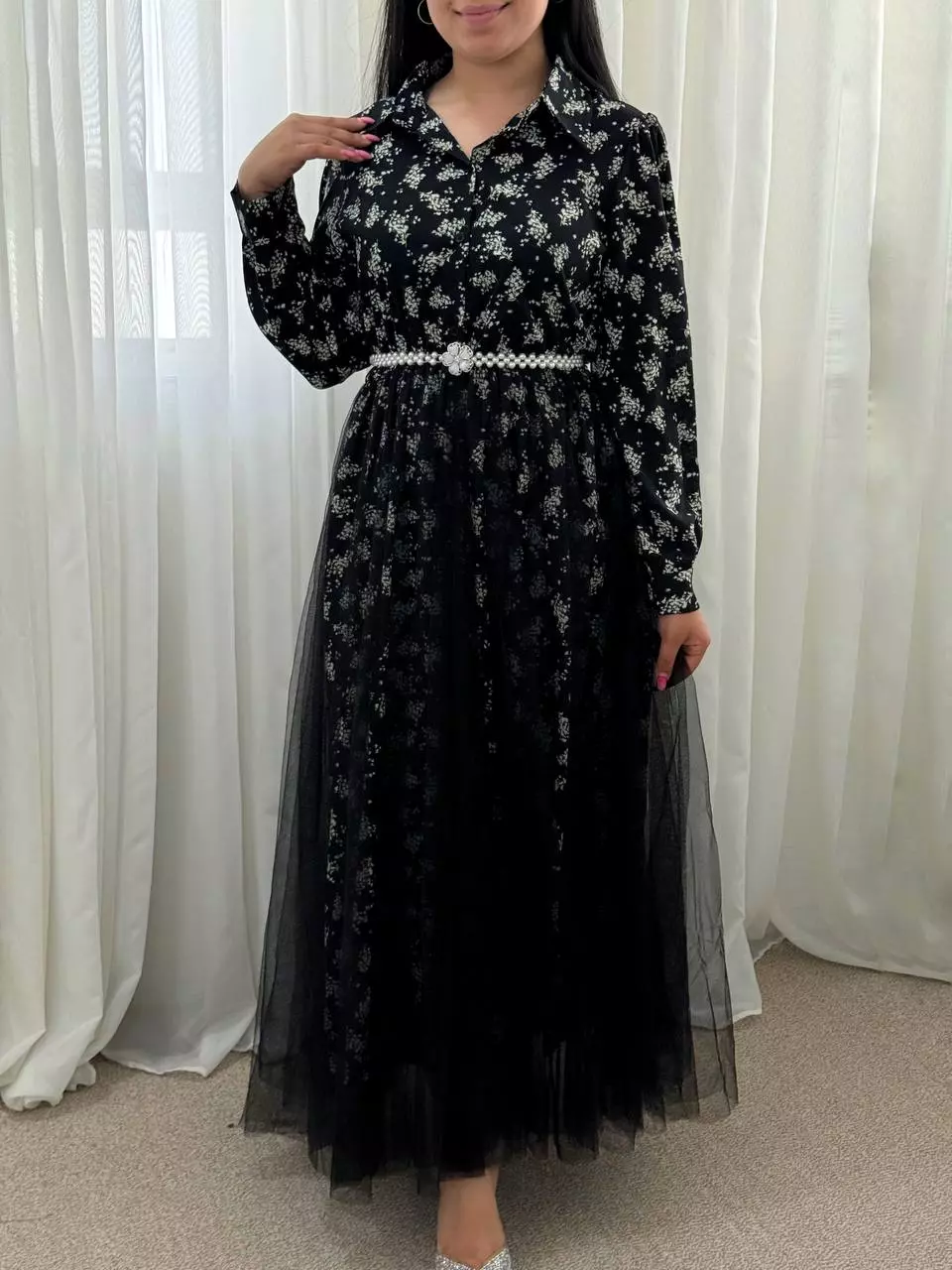 ست پیراهن و جلیقه و کمربند کد 5548