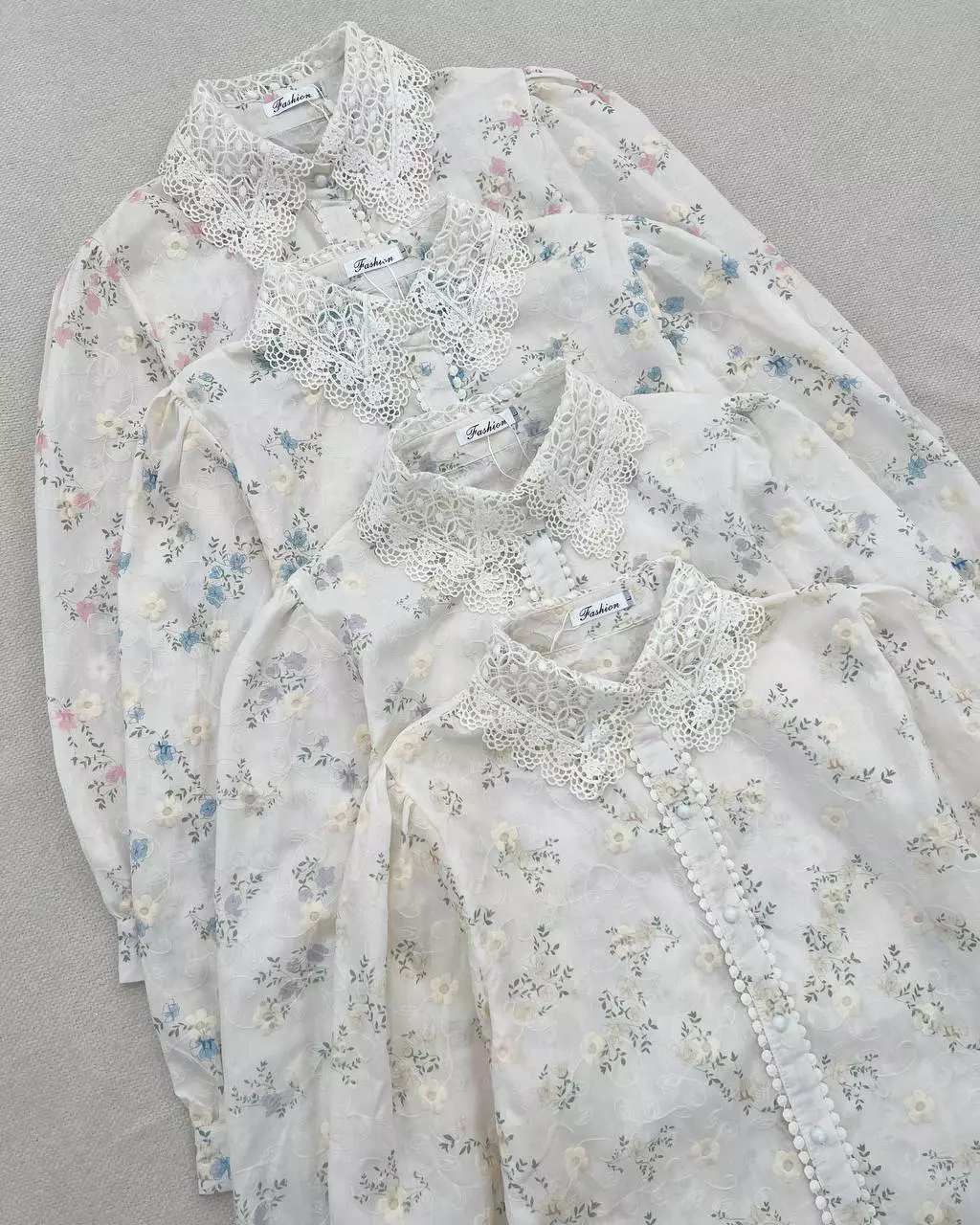 شومیز تمام خامه دوزی گلگلی کد 5558