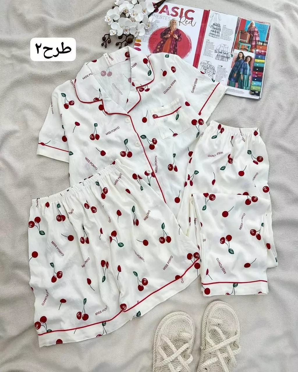 ست سه تیکه ۲ طرح کد 5672