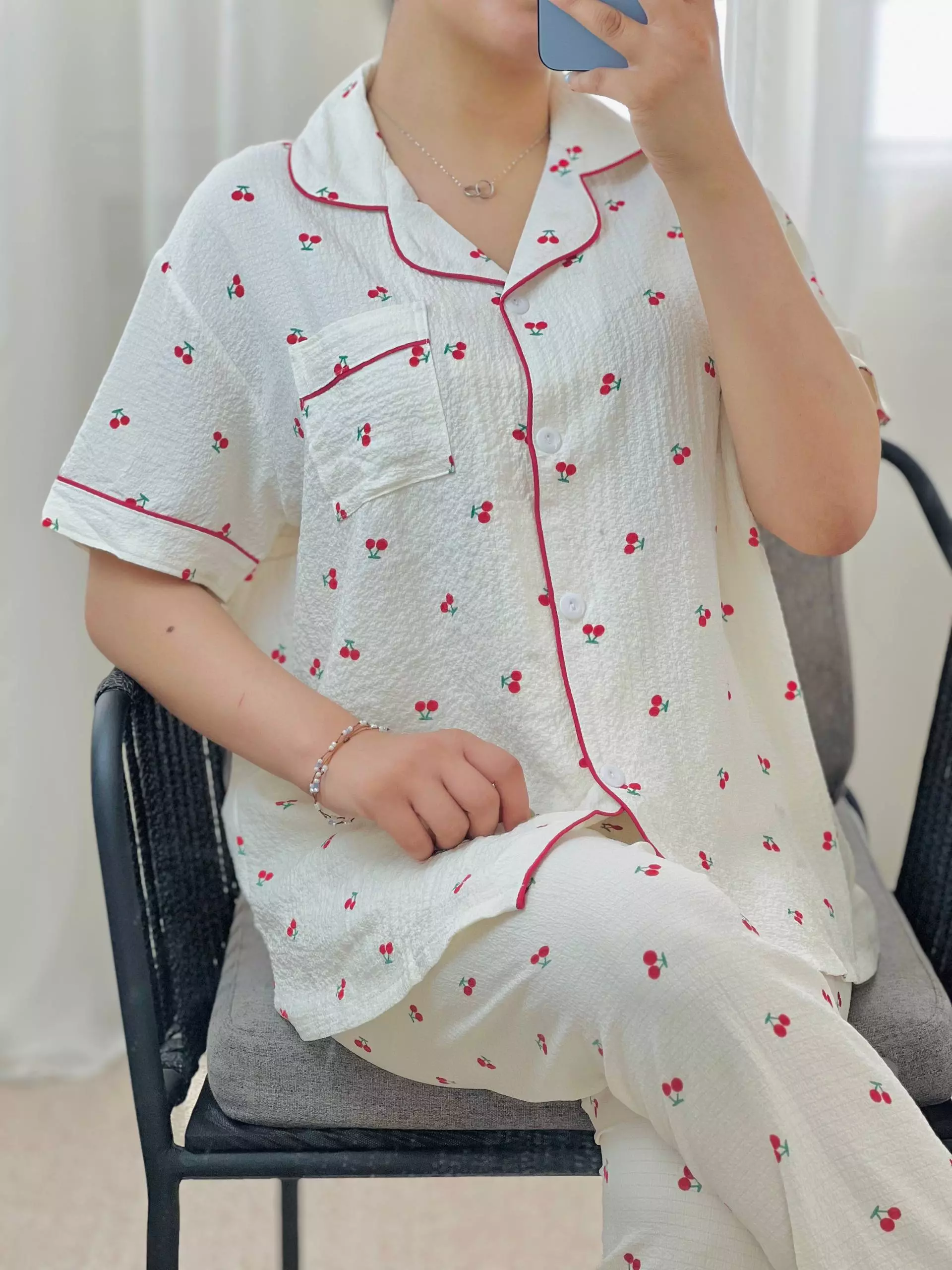 ست بلوز و شلوار راحتی قواره دار کد 5753