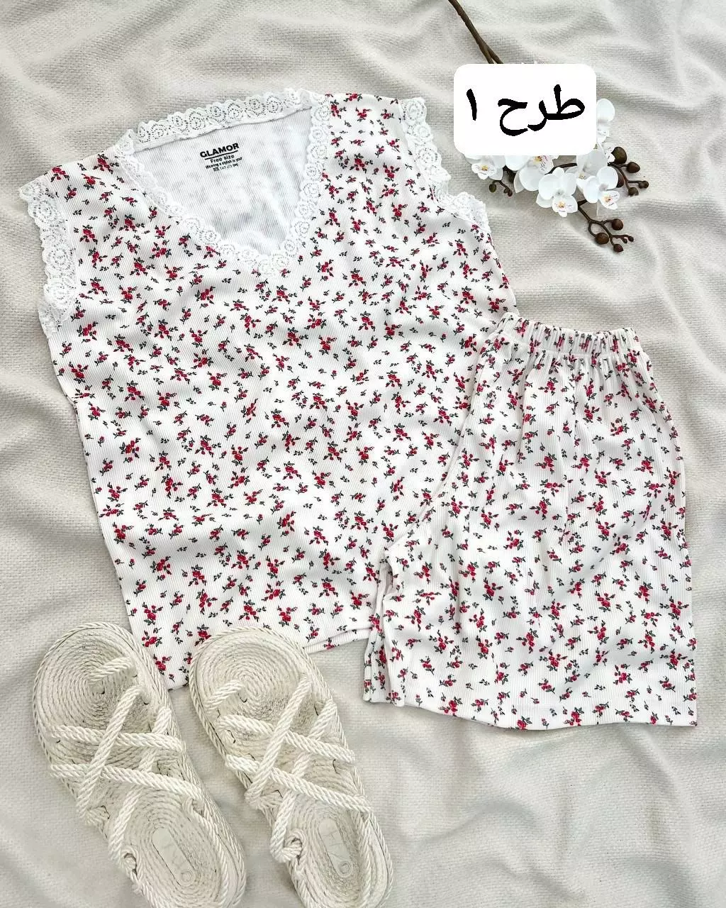 ست تاپ وشلوارک پنج طرح کد5775