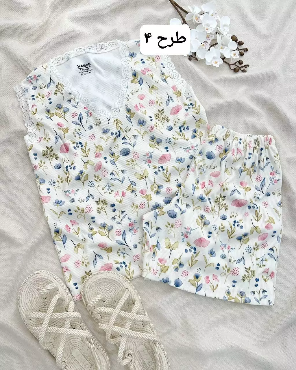 ست تاپ وشلوارک پنج طرح کد5775