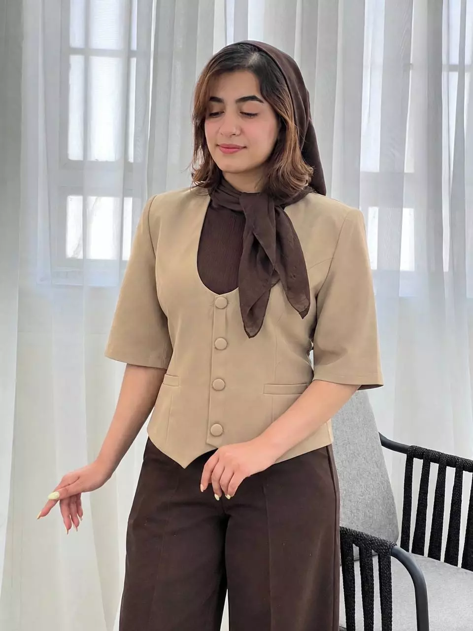 کت بزیاق ترک با دوخت مزونی و استرکشی شده کد 5811
