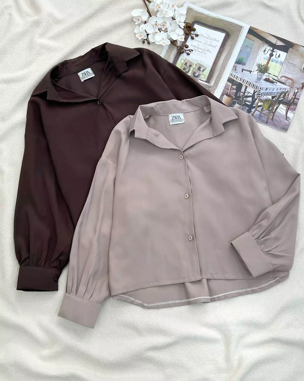 شومیز سیلک کوپرا کد 5816