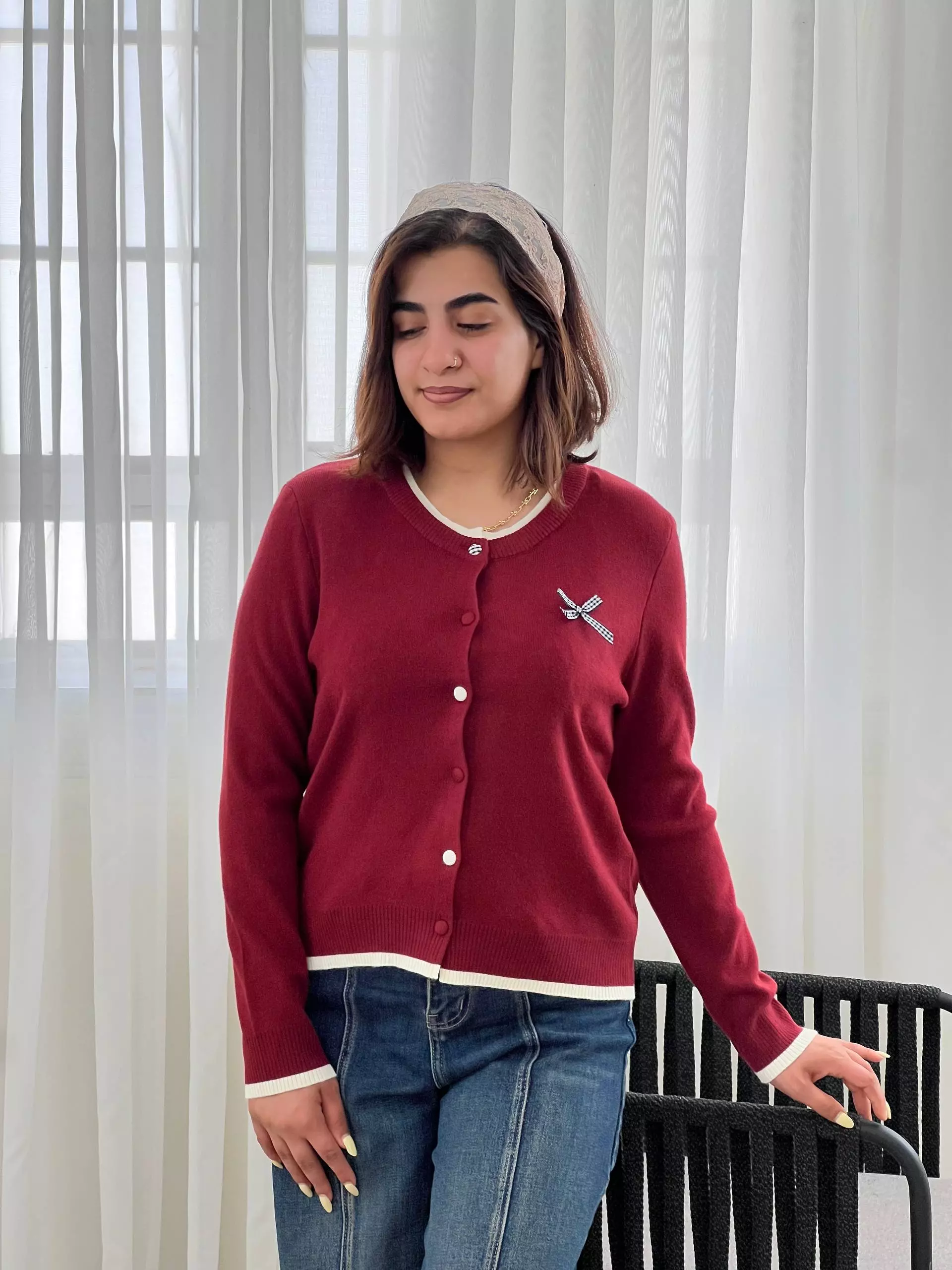 کاردیگن بافت پاپیونی کد 5832