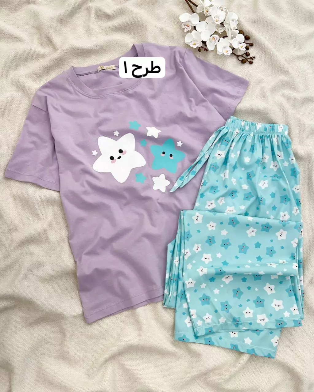 ست تیشرت و شلوار ۷ طرح کد 5696