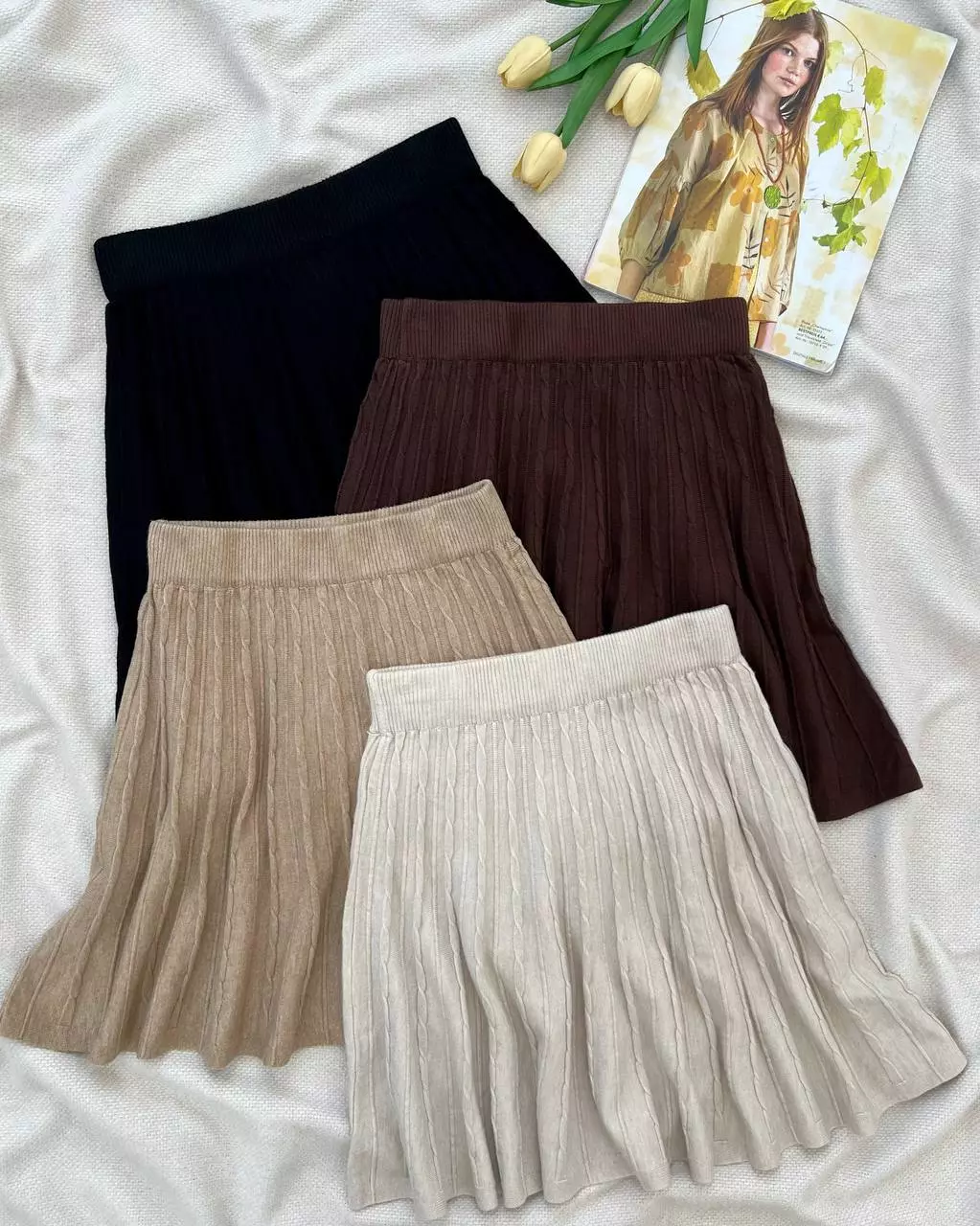 دامن کوتاه بافت کد 5451